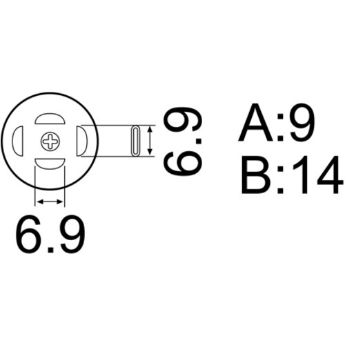 白光 ノズル PLCC 12.5mmX7.3mm(