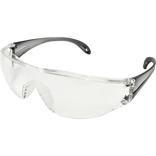 AS 保護メガネLF−302黒 ストラップ付き