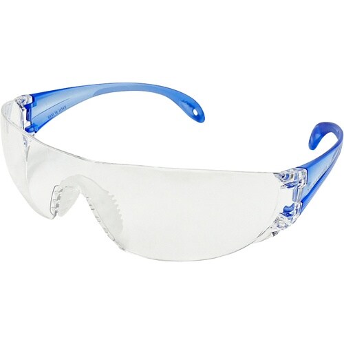 AS 保護メガネLF−101青 ストラップ付き