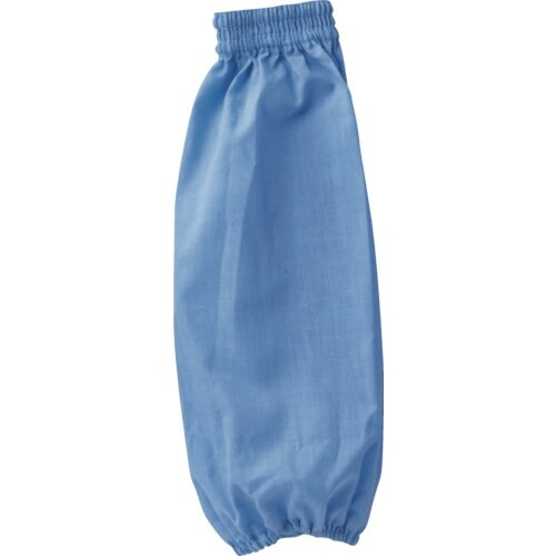 川西 腕カバーカラー無地タック仕上 (12双入)