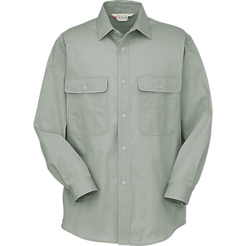 コーコス 長袖シャツ508 9 グリーン LL