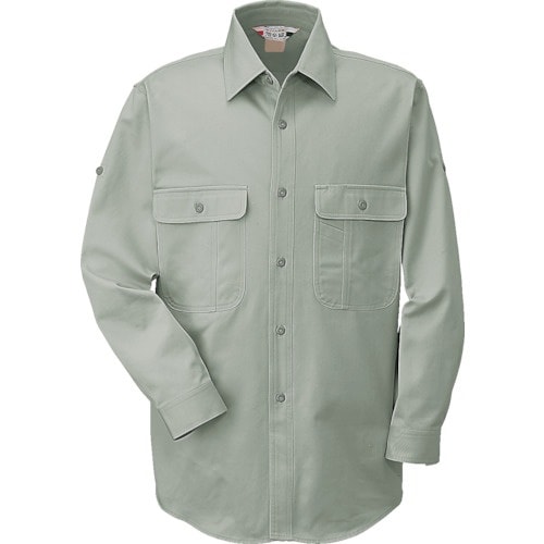 コーコス 長袖シャツ8508 9グリーン L