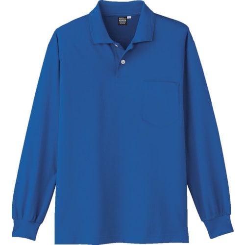 コーコス 長袖ポロシャツA−1668 6レアルブル