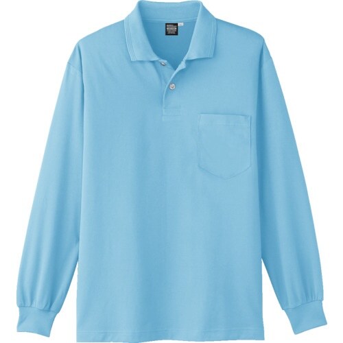 コーコス 長袖ポロシャツA−1668 7 サックス