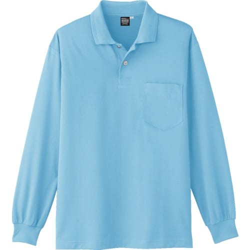 コーコス 長袖ポロシャツA−1668 7 サックス