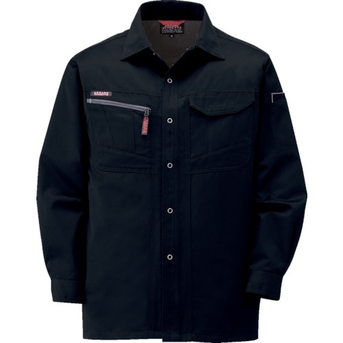 コーコス 長袖シャツA−1768 13ブラックSM