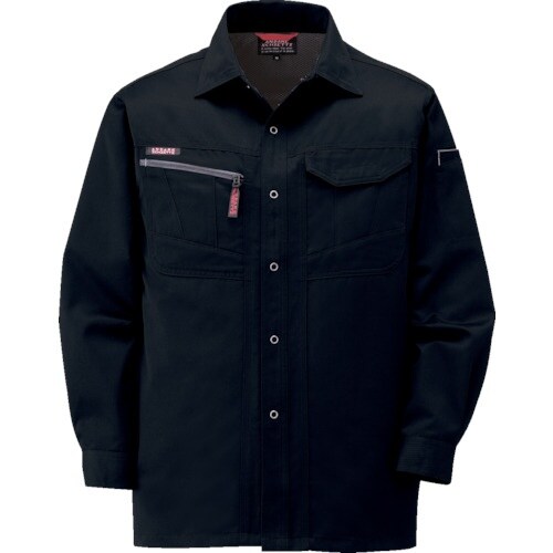 コーコス 長袖シャツA−1768 13ブラックSS