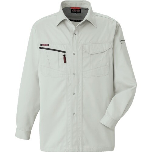 コーコス 長袖シャツA−1768 3プラチナSLS