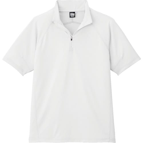 コーコス 半袖ジップアップA−2667 0 ホワイ