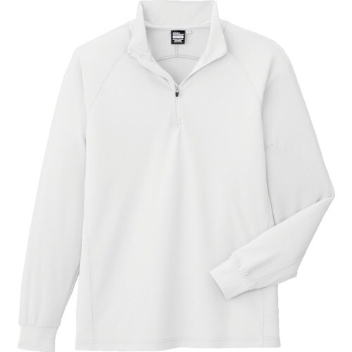 コーコス 長袖ジップアップA−2668 0 ホワイ