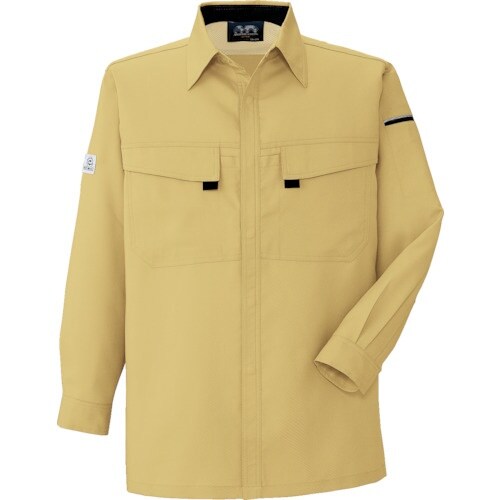 コーコス 長袖シャツA−3368 4 マスタードL