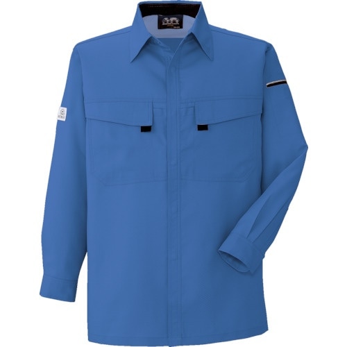 コーコス 長袖シャツA−3368 6 ブルー 4L