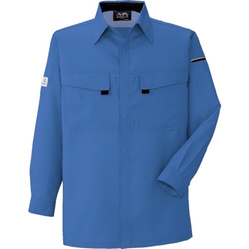 コーコス 長袖シャツA−3368 6 ブルー L