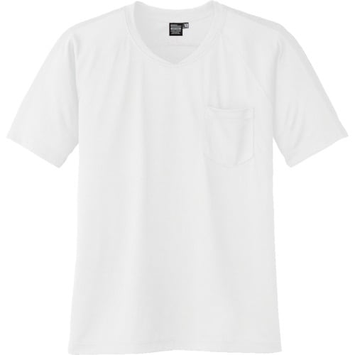 コーコス 半袖VネックTシャツA−667 0 ホワ