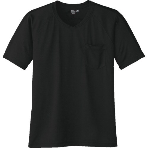 コーコス 半袖VネックTシャツA−667 13ブラ