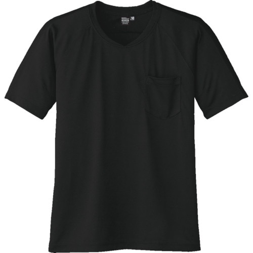 コーコス 半袖VネックTシャツA−667 13ブラ