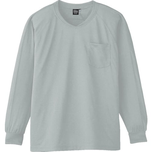 コーコス 長袖VネックTシャツA−668 3 シル