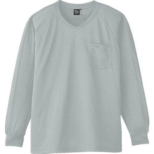 コーコス 長袖VネックTシャツA−668 3 シル