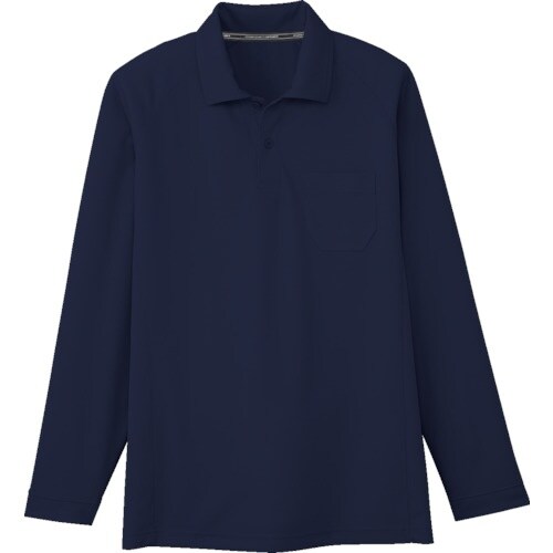 コーコス 長袖ポロシャツAS−16581 ネイビー