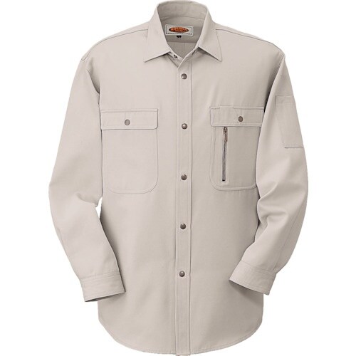 コーコス 長袖シャツH−1198 3 Sグレー L