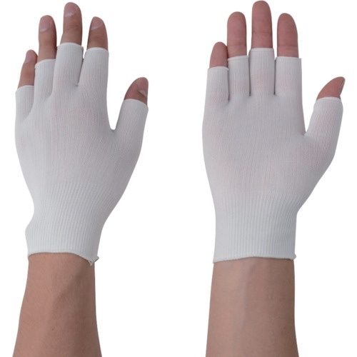 AS アズピュアインナー手袋指先無しフリー