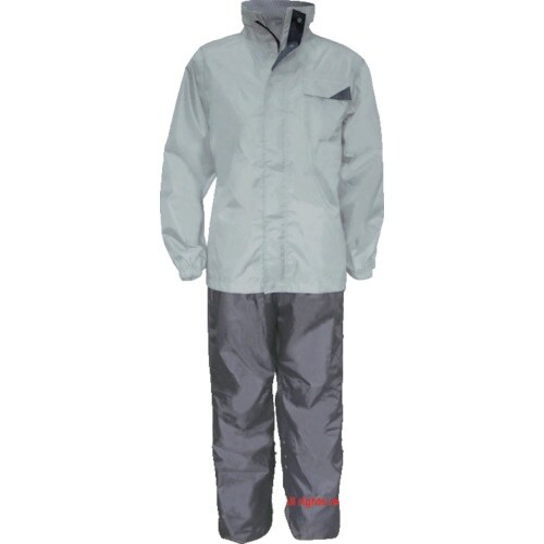 トオケミ ハイブリッドレインスーツ グレーLL