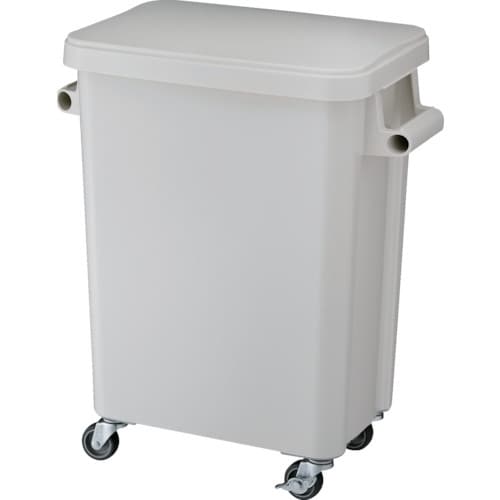 テラモト 厨房用キャスターペール 排水栓付 45L