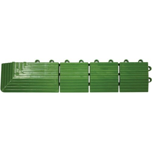 テラモト ナイロンブラッシュ角ふちメス緑