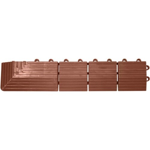 テラモト ナイロンブラッシュ角ふちメス茶