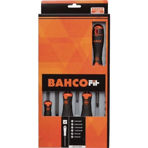 BAHCO グリップドライバー FIT 6本セット