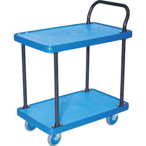 TRUSCO MKP樹脂製台車 片袖2段タイプ 7