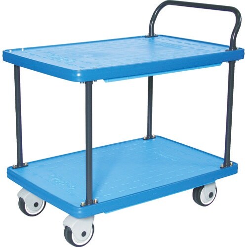 TRUSCO MKP樹脂製台車 片袖2段タイプ 7