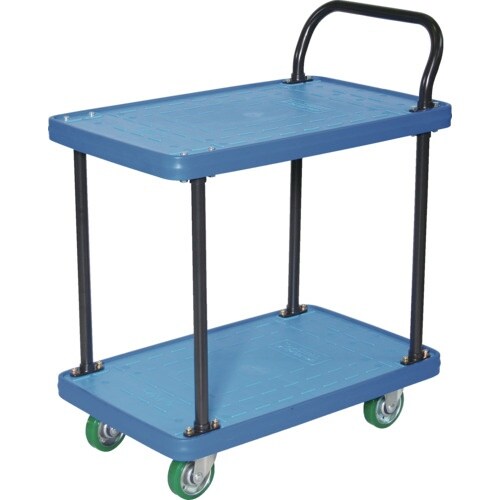 TRUSCO MKP樹脂製台車 片袖2段タイプ 9