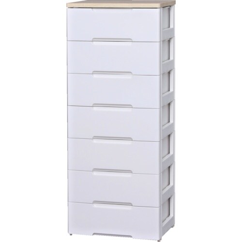 IRIS 250133 ウッドトップチェスト 7段