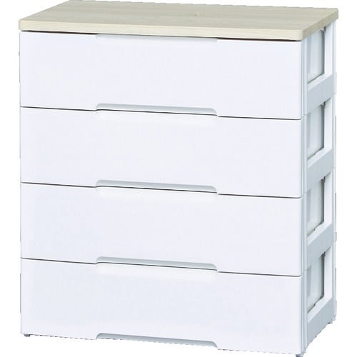 IRIS 250134 ウッドトップチェスト 4段