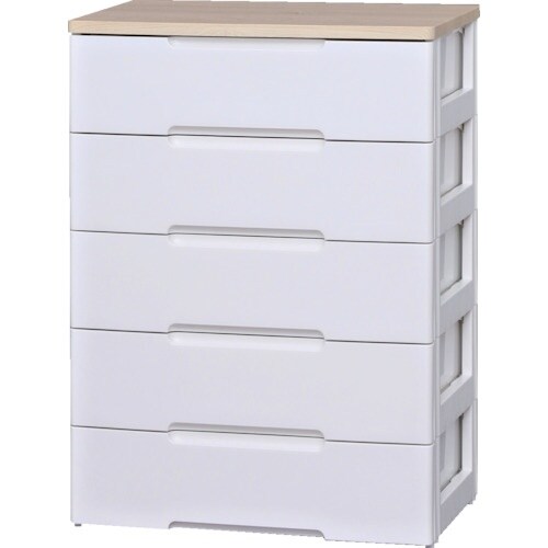 IRIS 250135 ウッドトップチェスト 5段