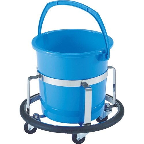 TRUSCO ポリバケツ付キックバケツ