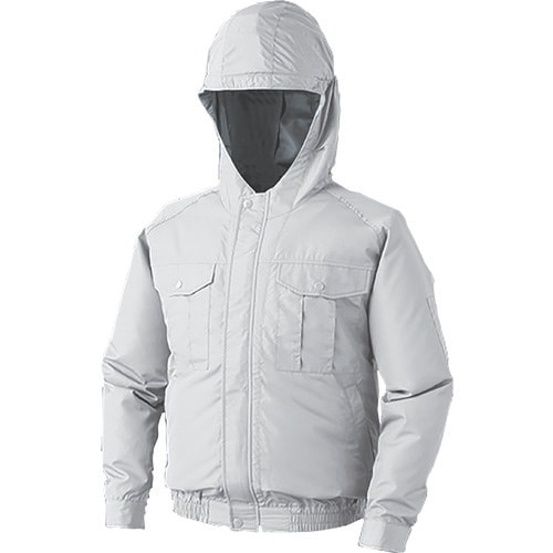 空調服 フード付ポリエステル製ワーク空調服[[R下