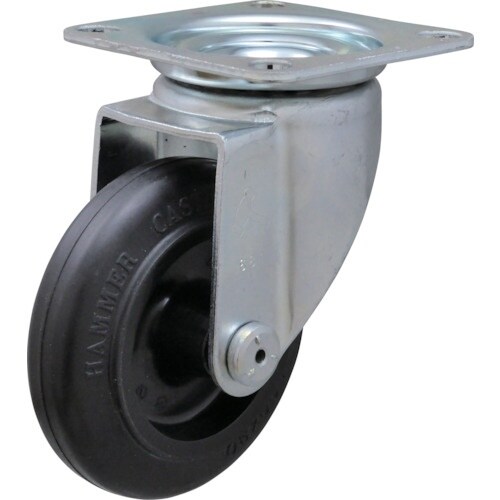 ハンマー 軽量キャスター 旋回式ゴム車輪(ナイロン
