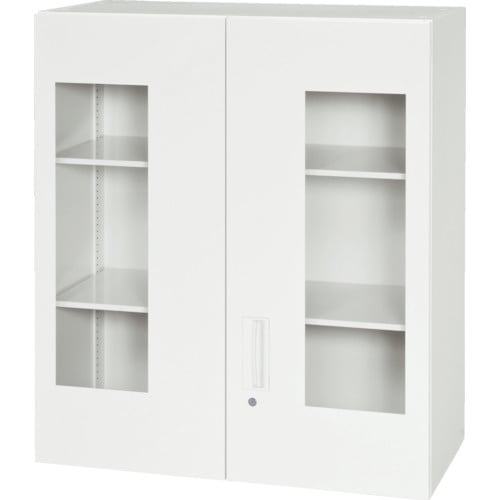 DAISHIN 壁面収納庫 窓付き引戸型 上置き船