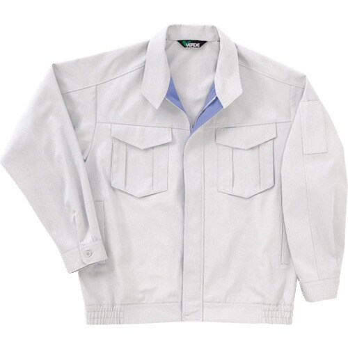 ミドリ安全 綿100%ブルゾン シルバーグレー 3