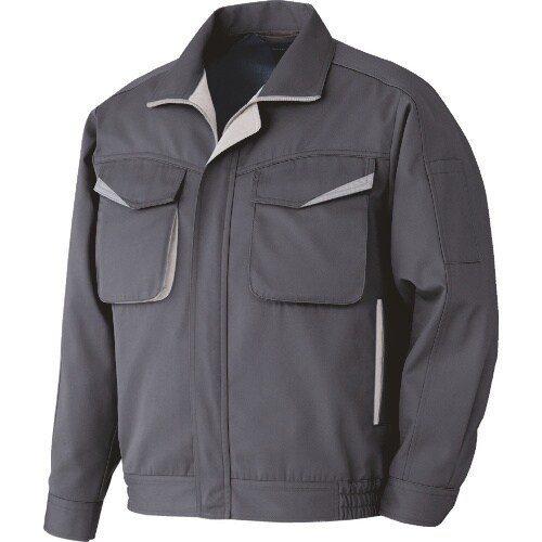 ミドリ安全 帯電防止 ブルゾン チャコール 4L