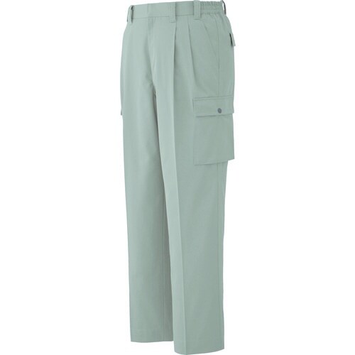 ミドリ安全 カーゴスラックス ライトグリーン L