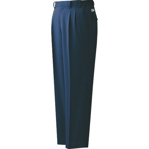 ミドリ安全 帯電防止 裏綿 スラックス ネイビー