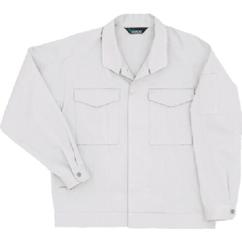 ミドリ安全 春夏 綿100%長袖ジャンパー シルバ