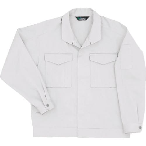 ミドリ安全 春夏 綿100%長袖ジャンパー シルバ