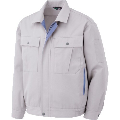 ミドリ安全 春夏 長袖ブルゾン シルバーグレー L