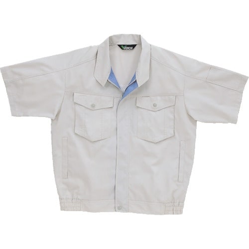 ミドリ安全 春夏 男女共用E/C半袖ブルゾン シル