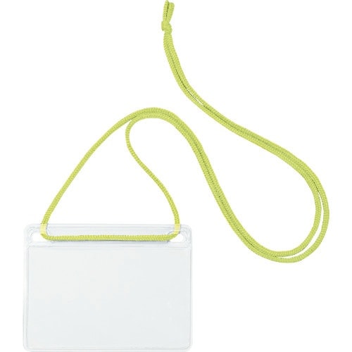 OP 簡易吊り下げ名札 名刺サイズ 緑 (10枚入
