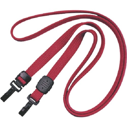 OP ループクリップ ダブルフック式 赤 (10本